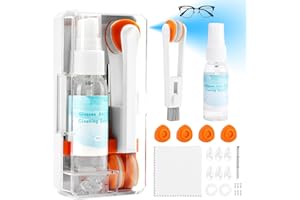 Ordilend Spray detergente per occhiali - panni per la pulizia degli occhiali e naselli, occhiali spray antiappannamento 30ml, detergente per occhiali per occhiali da sole, sicuro per tutte le lenti