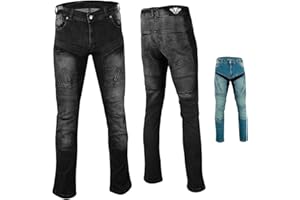 ‎BULLDT BULLDT Damen Motorradjeans Motorradhose Denim Jeans Hose mit Protektoren