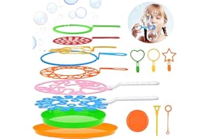 Joyibay Seifenblasen Set für Kinder, 15 Stücke Seifenblasen Blase für Indoor und Outdoor Bubble Maker Spiele, Perfekt für Kindergeburtstag, Partys, Hochzeit