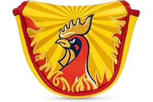 LZFAN Couvre-Club de Golf Hybride en Cuir brodé