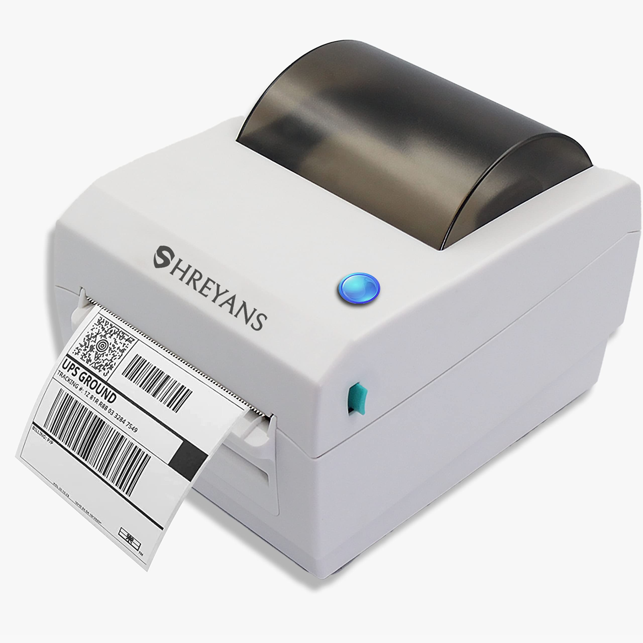 SHREYANS (CD410 4 Inch Receipt + Label Printer for Invoicing & Labelling (Recommended for Shipping Label & Ecommerce Invoice,