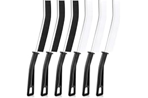 Echify Spazzola per Pulizia Fessure – 6 Pezzi Multifunzione Spazzola per Pulire Doccia Spazzola per Fughe con Manico Spazzola per Pulire per Bagno Cucina Fughe Pavimenti