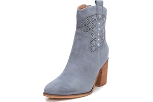 XTI - Botín cierre de cremallera para mujer, color: azul, talla: 40