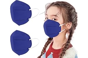 MANING-SETS Niños Protección 20-100 Unidades con Elástico para Los Oídos 20210121-MANIN-K009 (Azul Marino 20PC)