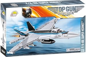 COBI 5805 F/A-18E Super Hornet Top Gun Building Blocks, Argento