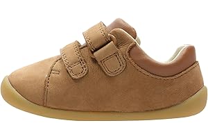 Clarks Boy's Toddler Roamer Craft Sneakers | Premium Leather | Riptape Fastening | Flexible Rubber Sole | Wide Fit Available