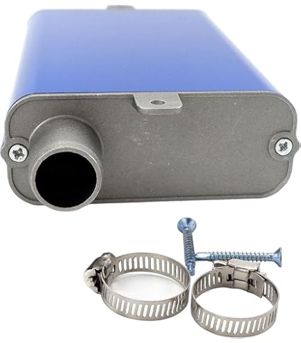 Silenziatore Scarico 22mm Per Riscaldatore Diesel - Acciaio Inox, Resistente Alle Alte Temperature - Foto 4