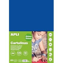 Cartulina Verde Oscuro, 25 Cartulinas Grandes 50x65cm Colores Claros E