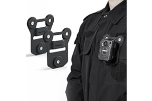 BOBLOV Universal Body cam Magnet Clip, Strong Police Body Camera Magnetic Mounts for All Brand and All Models, Body Camera Harness (12x10cm)