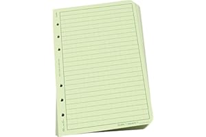 Rite in the Rain Wodoodporny uniwersalny papier liściasty, 100 arkuszy, kolor zielony, 6-otworowy, nadaje się do recyklingu, pasuje do segregatora pierścieniowego 9200T nr 210 i nr 210T na każdą