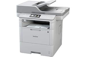 Brother DCP-L6600DW - Impresora multifunción láser Monocromo (Bandeja 520 Hojas, 40 ppm, USB 2.0, WiFi, Memoria de 512 MB) Color Blanco