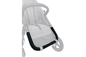 PROTEC TIF | Copertura in Neoprene coppia Poggiapiedi Compatibile con il Bugaboo Cameleon 1, 2 e 3 | Si applica sopra la gomma originale |