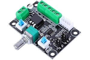 ‎ANNADUE Schrittmotor Antriebsregler, MKS OSC Impuls PWM Geschwindigkeitsantriebsregler mit Hoher/Mittlerer/Niedriger Frequenz S (der Einfache Regler + Schritttreiber + Schrittmotor).