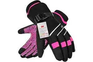MOREOK Waterproof & Windproof Winter Gloves for Men and Women,-30°F 3M Thinsulate Thermal Gloves Touch Screen Warm Gloves for Skiing,Cycling,Motorcycle,Running,Outdoor Sports