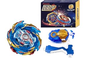 Hozuumo Bey Battling Tops Brust Turbo Starter Set, 4D Metall Fusion Kampfkreisel, Bey Arena Blade Spinning Tops mit Launcher, Geschenk-Sets für Kinder 04