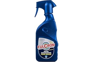 FULCRON Sgrassatore Super Sgrassatore Food Grade Concentrato 500 ml, spray sgassatore, igienizzante spray specifico settore alimentare, sgrassatore professionale, biodegradabile, registrato NSF A1