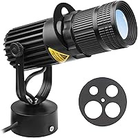LED folgen Scheinwerfer Runder weißer Strahln-Pinspot Bühnenlicht für Party, Mini-Bühne, 4 Öffnungen, 10W…