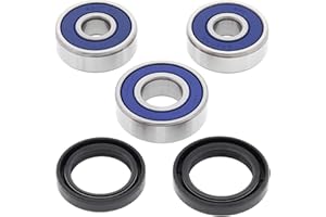 All Balls Racing Rear Wheel Bearing Kit 25-1600 Compatible With/Replacement For Honda CBF125 (EURO) 2009-2013, CBR125 2004-2010, GROM 125 2014-2018, GROM 125 ABS 2018