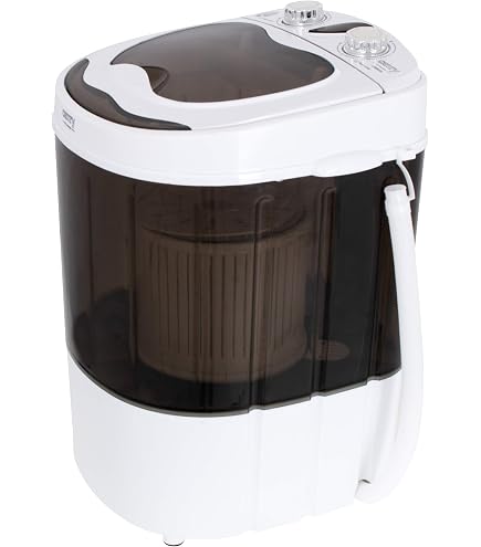 Syntrox Miniwaschmaschine – 2 Kg Kapazität, 280 U/min Schleudern, 5,5 Kg Leicht, Für Camping & Kleine Haushalte