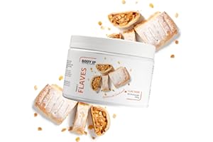 ‎BODY IP BODY IP Perfect Flaves Geschmackspulver zuckerarm & wenig Kalorien | Apfelstrudel | Geschmackspulver für Magerquark uvm. mit Lactase & leckeren Stückchen | Intensiver Geschmack & Süße | 150g