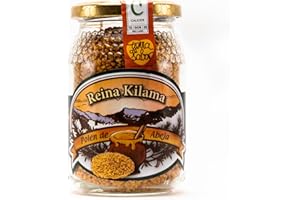 REINA KILAMA Polen de Abeja natural. Polen seco para consumo humano. Polen de abejas origen España 100% en envase de 230 grs. Polen fresco abeja natural. Constituye un estimulante y compensador vitamínico-mineral.
