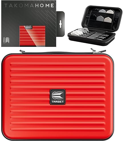 Unicorn Ultra Dart Case, Slim Black Design with Embossed U Logo, Extra Storage for Spare Parts and Accessories, Small, Foam Interior Holds and Protects 1 Set of Fully Loaded Darts Unicorn Ultra Dart Case, Slim Black Design with Embossed U Logo, Extra Storage for Spare Parts and Accessories, Small, Foam Interior Holds and Protects 1 Set of Fully Loaded Darts