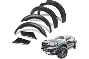 JHCHAN - Parafango largo per Ford Ranger Wildtrak T7 T8 2016-2020 PX MK2 MK3 XL XLT Limited 2 Double Cab (per ford ranger t7 t8)