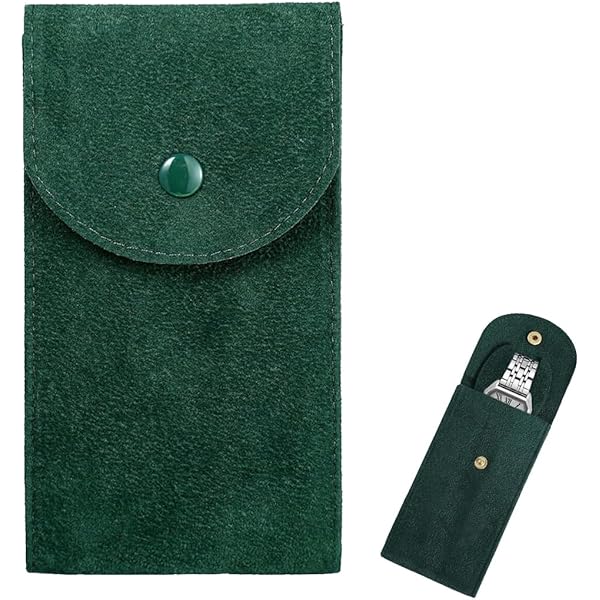 CATOR Uhrentasche Set 3 Stück - Dunkelgrüne Aufbewahrung Für Reisen