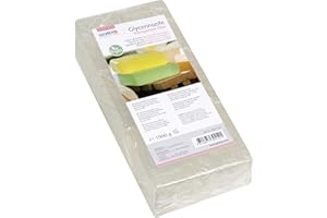 GLOREX 6 1600 - Jabón de glicerina ecológico, Transparente, 1500g