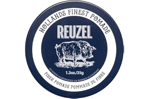 Reuzel Fiberpomada, Lågglans Fast Hållande Texuriserad Fuller Look, Lätt att styla om hela dagen 1,3 oz/35 g