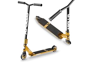 ‎APOLLO Apollo Stunt Scooter - Star Pro, eloxierter Profi Stuntroller, Kinder Scooter mit ABEC 9 Kugellagern, 100mm Wheels, Stunt Scooter auch für Erwachsene, Trick Roller für Teenies