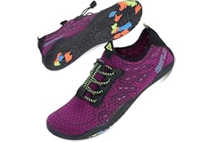 Mabove Chaussures Aquatique Hommes Femmes pour Nager,Piscine,Plage et d'eau,SurfGR.36-48 EU