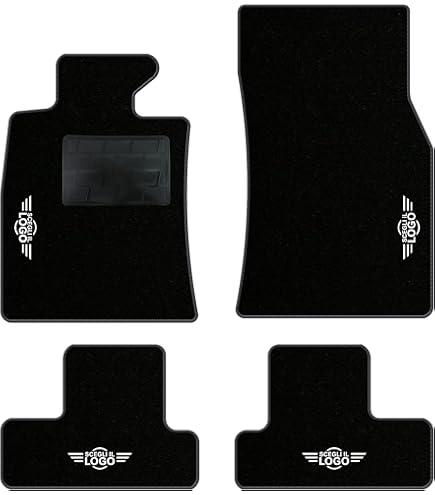 Lederen autovloermatten voor Mi-ni Cooper 3-Door F56 2014-2020, Custom Auto Full Coverage Carpet All Weather Interior Waterproof Foot Pads,B/Brown