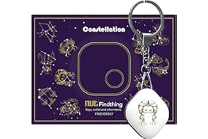 Nutale Buscador de Llaves Bluetooth Constelación - Localizador de Llaves Buscador Alarma Anti-pérdida Llavero Inteligente - Batería Reemplazable (Virgo)