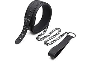 Future of your pleasure Sensual Collar y correa Bdsm Adulto Juguete Sexual negro mujeres para sexo Collar de cuero hombres collares sexuales fetiche Bdsm gargantilla cuero hombres FOPS B17