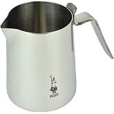 Bialetti - S&uuml;tl&uuml;k - 300mL - Paslanmaz &Ccedil;elik G&ouml;vde - S&uuml;rahi Ağzı Damlatmaz &Ouml;zelliği - S&uuml;t&uuml;n Isıtılması veya K&ouml;p&uuml;rt&uuml;lmesi İ&ccedil;in 