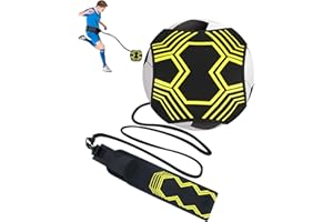 Football Kick Trainer - Solo Entraînement Football Enfant, 4 Griffe Tissu Football Volleyball Rugby Trainer, Ceinture Réglable pour Enfants et Adultes Débutants, Convient aux Balles Taille 3, 4, 5