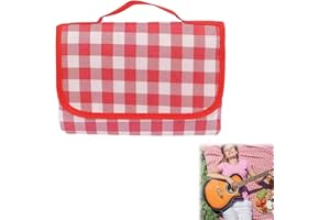 Rakiuty Couverture de Pique-Nique,Couverture de Pique Nique Imperméable,Tapis de Plage Impermeable Pliable,Natte de Plage Nappe Picnic Léger et Portable,200 x 200 cm Tapis Pique Nique