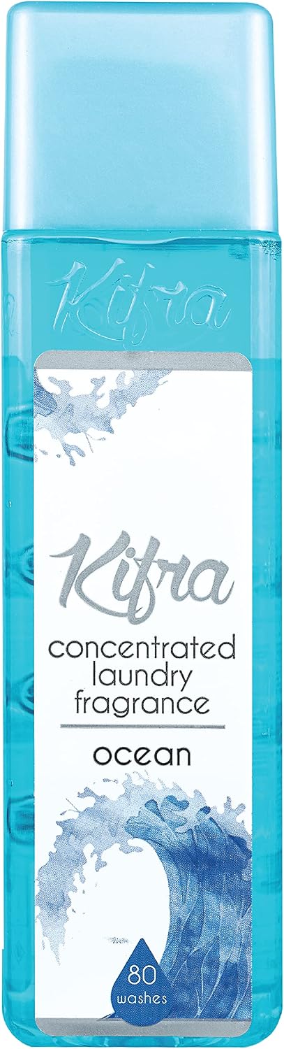 KIFRA OCEAN Perfume de Lavandería Concentrado 200ml 80 Ciclos de Lavado