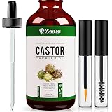 Huile De Ricin Pressée à Froid 500 Ml - 100% Naturelle, Végétalienne, Pure - Soin Cheveux, Peau, Barbes - Neuf Sous Emballage