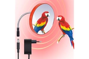 MASXIRCH Vogelkäfig Heizung, Neu Aktualisiert Vögel wärmer zu kuscheln für Papageien für Käfig Vogel Heizung 18W Haustier Vogel Heizplatte für Nymphensittiche Papageien Conure Finken Sittiche