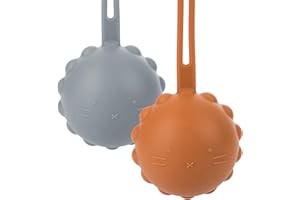 HappyDoo | 2 Portachupete Bebe | 2 Guarda Chupetes Bebe Sin BPA | Porta Chupetes Bebe Fácil de Usar y Limpiar | Funda Chupetes Bebe de Silicona | En caja para Regalar | Caja de Chupete de Silicona