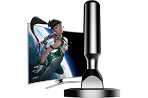 SZKALAK TV Interna - Antenna TV Interna Potente, Facile da Installare - Antenna TV Portatile con Ricezione a Lunga Distanza, Supporta 4K e 1080p VHF/UHF