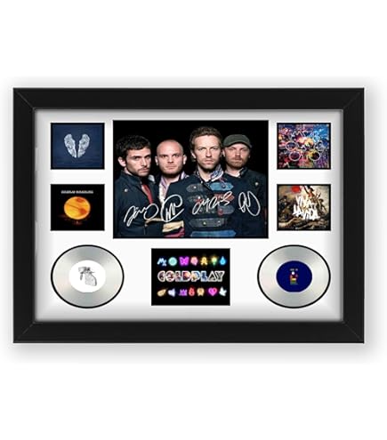 Coldplay Signed Poster Print - Limited Edition Autograph Fan Gift