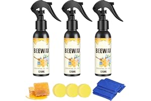ZOOMARLOUS 3PCS Natural Micro-Molecularized Beeswax Spray, Beeswax Spray Cleaner, Beeswax Spray Furniture Polish And Cleaner, Furniture Polish Spray, Molecularized Beeswax Spray