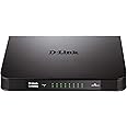 D-Link DGS-1016A 16-Port Gigabit Unmanaged Switch, Black