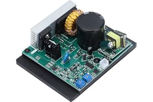 BTER Lathe Control Board, AC110/240 Mini Universal Electronic Motor Circuit Boards with Overload Protection, Replacement Easy to Install Lathe Speed Controller for Househould DC 0‑180V Output