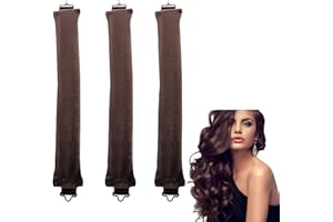 WUSANNA 3 Stück Locken Ohne Hitze, Heatless Curls Overnight Blowout, Lockenwickler über Nacht, Heatless Curls Band für alle Haartypen, Frisurenset Für Langes Mittleres Haare.