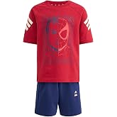 adidas LK MRVL SM TSET%88 polyester (%100 geri d&ouml;n&uuml;şt&uuml;r&uuml;lm&uuml;ş),%12 elastan Unisex &Ccedil;ocuk