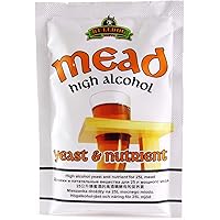 Bulldog Trocken Methefe + Hefenährsalz 28g/25L - Honigwein Hefe | Metwein | Weinhefe | Hefe Weißwein und Rotwein…